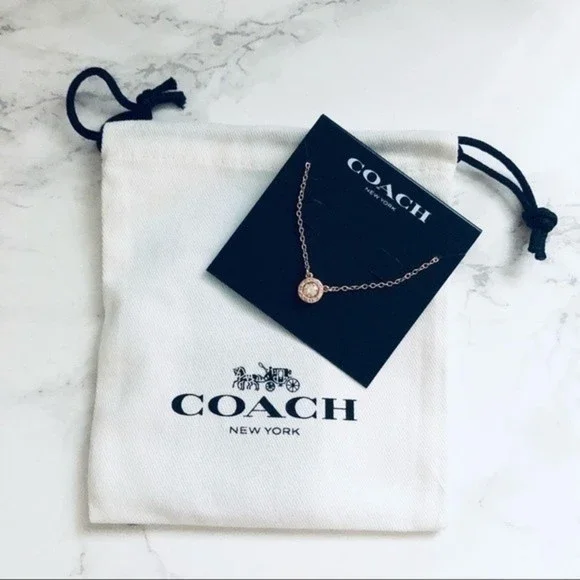 Coach Rose Gold Tone Necklace - Picture 3 of 3